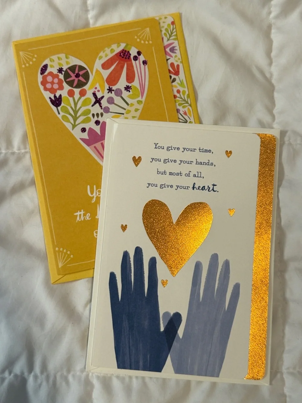 🌻 Bundle of 2 Hallmark Thank You Cards